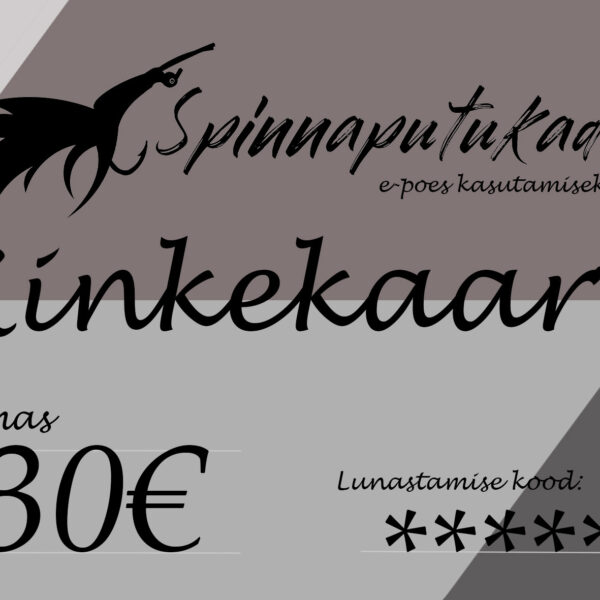 Kinkekaart 30€