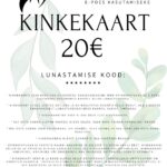Kinkekaart Virtuaalne 20€